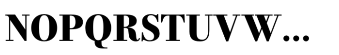 Bodoni PT Subhead Extra Bold Font UPPERCASE