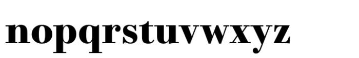 Bodoni PT Subhead Extra Bold Font LOWERCASE