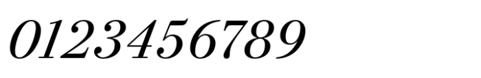 Bodoni PT Subhead Italic Font OTHER CHARS