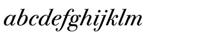 Bodoni PT Subhead Italic FONT