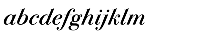 Bodoni PT Subhead Medium Italic FONT