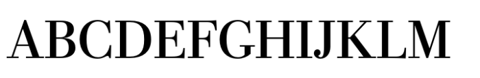 Bodoni PT Subhead Medium Font UPPERCASE