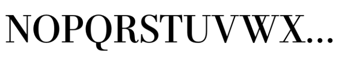 Bodoni PT Subhead Medium Font UPPERCASE