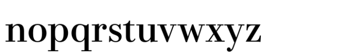 Bodoni PT Subhead Medium Font LOWERCASE