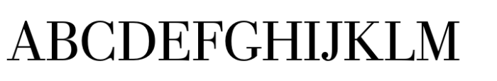 Bodoni PT Subhead Font UPPERCASE