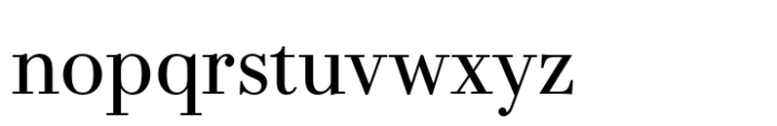 Bodoni PT Subhead Font LOWERCASE