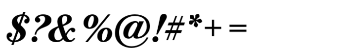 Bodoni PT Text Bold Italic Font OTHER CHARS