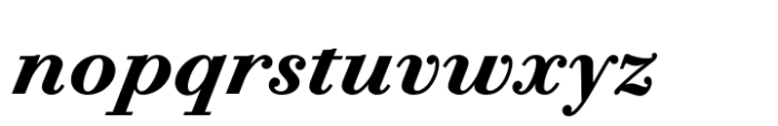 Bodoni PT Text Bold Italic Font LOWERCASE
