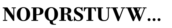 Bodoni PT Text Bold Font UPPERCASE
