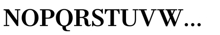 Bodoni PT Text Demi Font UPPERCASE
