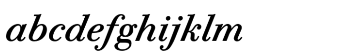 Bodoni PT Text Medium Italic FONT