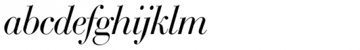 Bodoni SH Italic Font LOWERCASE