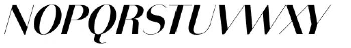 Bodoni Sans Display Bold Italic Font UPPERCASE