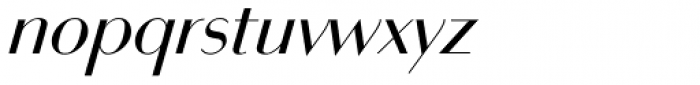 Bodoni Sans Italic Font LOWERCASE