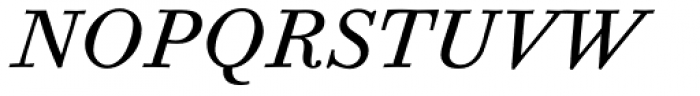Bodoni Six OS Book Italic Font UPPERCASE