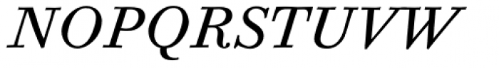Bodoni Six Pro Book Italic Font UPPERCASE