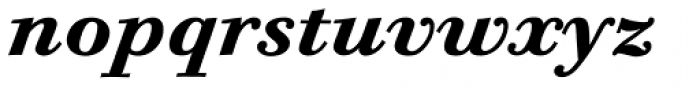Bodoni Six Std Bold Italic Font LOWERCASE