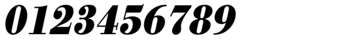 Bodoni Std Bold Extra Narrow Oblique Font OTHER CHARS