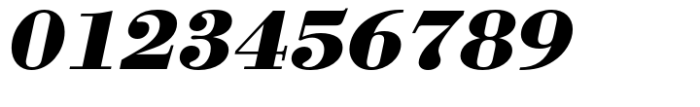 Bodoni Std Bold Extra Wide Oblique Font OTHER CHARS