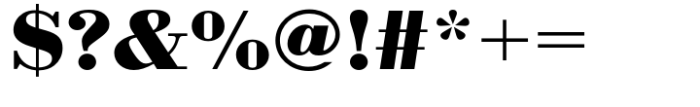Bodoni Std Bold Extra Wide Font OTHER CHARS