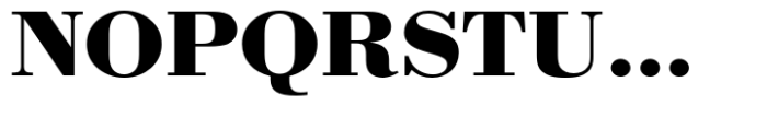 Bodoni Std Bold Extra Wide Font UPPERCASE