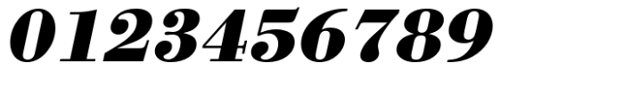Bodoni Std Bold Wide Oblique Font OTHER CHARS