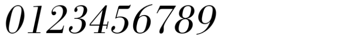 Bodoni Std Light Oblique Font OTHER CHARS