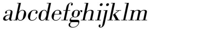 Bodoni Std Light Oblique FONT