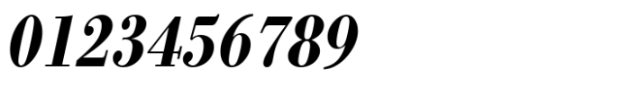 Bodoni Std Medium Extra Narrow Oblique Font OTHER CHARS