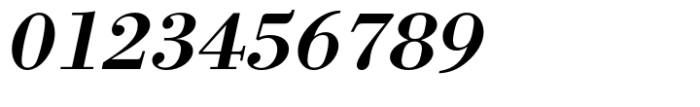 Bodoni Std Medium Extra Wide Oblique Font OTHER CHARS