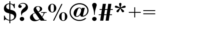 Bodoni Std Medium Extra Wide Font OTHER CHARS