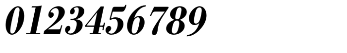 Bodoni Std Medium Narrow Oblique Font OTHER CHARS