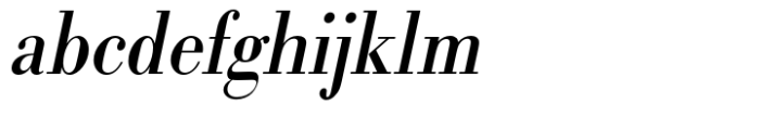 Bodoni Std Regular Extra Narrow Oblique FONT