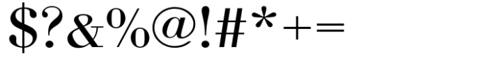 Bodoni Std Regular Extra Wide Font OTHER CHARS