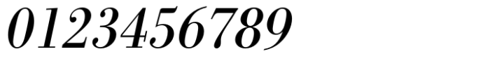 Bodoni Std Regular Narrow Oblique Font OTHER CHARS