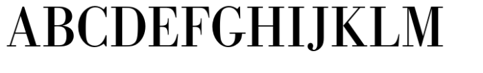 Bodoni Std Regular Narrow Font UPPERCASE