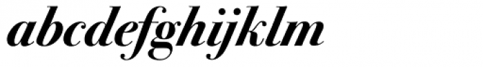 Bodoni Svty Two Bold Italic Font LOWERCASE