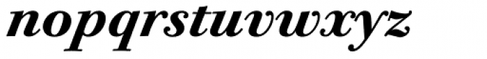 Bodoni Twelve Bold Italic Font LOWERCASE