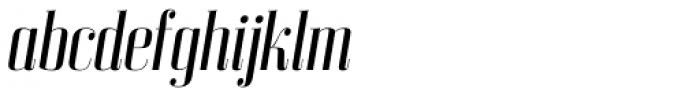 Bodoni Z37 L Condensed Italic Font LOWERCASE