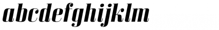 Bodoni Z37 M Bold Italic Font LOWERCASE