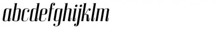 Bodoni Z37 M Condensed Italic Font LOWERCASE