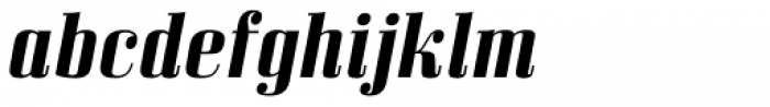 Bodoni Z37 S Bold Italic Font LOWERCASE