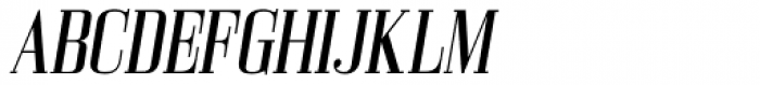 Bodoni Z37 S Condensed Italic Font UPPERCASE