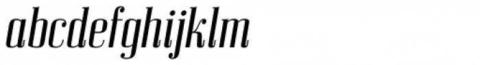 Bodoni Z37 S Condensed Italic Font LOWERCASE
