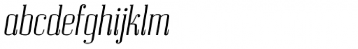 Bodoni Z37 S Condensed Light Italic Font LOWERCASE