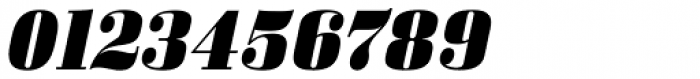 Bodoni Z37 S Extended Heavy Italic Font OTHER CHARS
