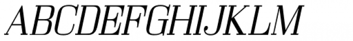 Bodoni Z37 S Extended Light Italic Font UPPERCASE