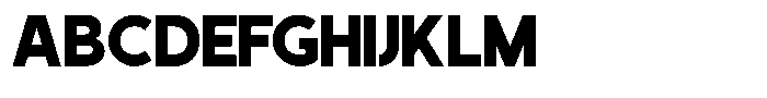 Bodro Font UPPERCASE