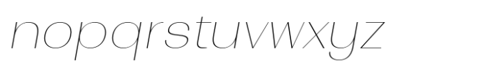 Bodrum Sans 10 Hairline Italic Font LOWERCASE