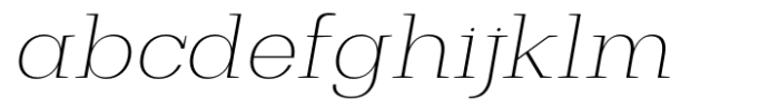 Bodrum Slab 11 Thin Italic FONT